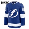 Tampa Bay Lightning Hockeydrakt Custom Fanatics Premium 2024-25 Blå Hjemme - Barn